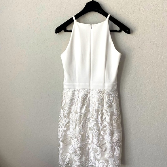 Vince Camuto crepe bodice sheath dress. Size 6. - Picture 2 of 4